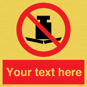 Custom No Heavy Loads Sign